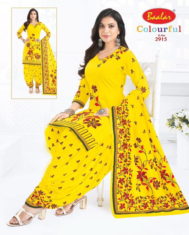 Baalar colourful vol-29 kalamkari dress material wholesale bangalore